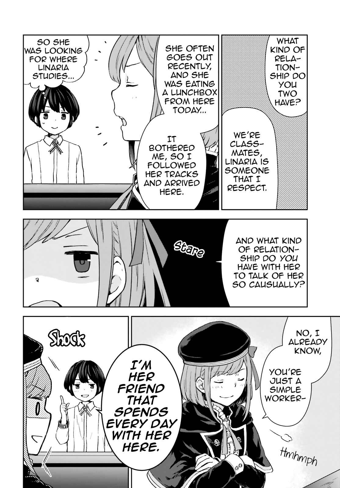 Page 14 Chapter 2 Have a Coffee After School, In Another World’s Café