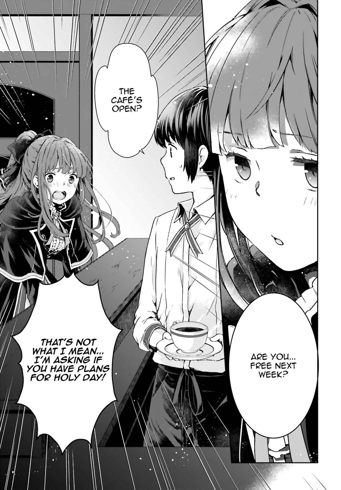 Page 19 Chapter 2 Have a Coffee After School, In Another World’s Café