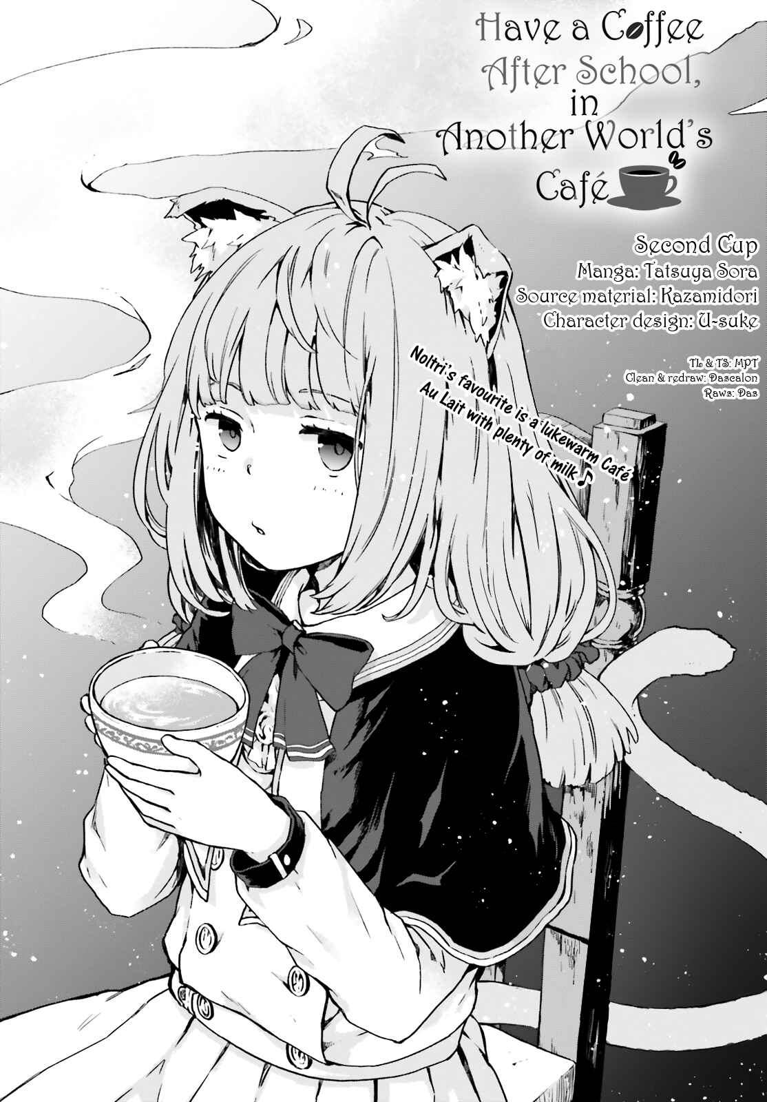Page 2 Chapter 2 Have a Coffee After School, In Another World’s Café