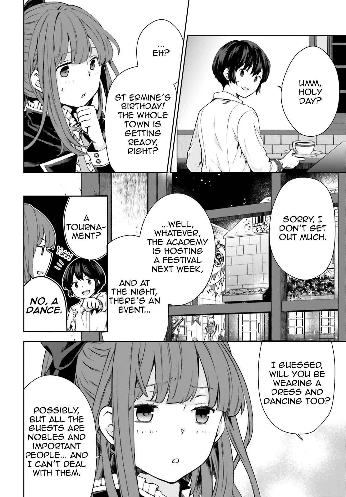 Page 20 Chapter 2 Have a Coffee After School, In Another World’s Café
