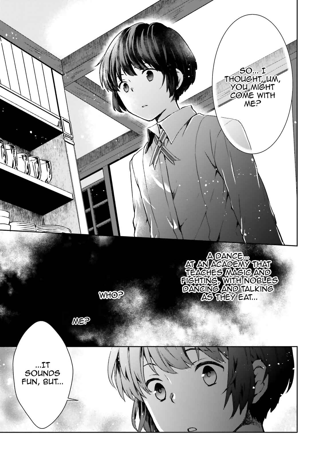 Page 21 Chapter 2 Have a Coffee After School, In Another World’s Café