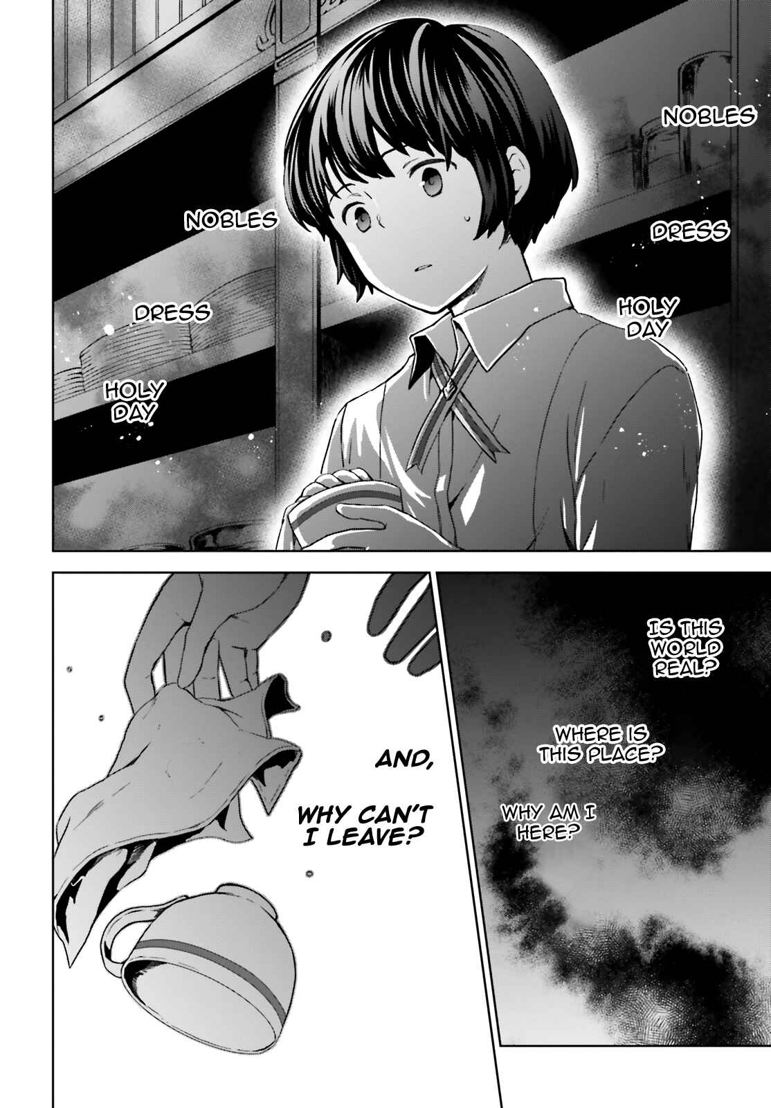 Page 24 Chapter 2 Have a Coffee After School, In Another World’s Café