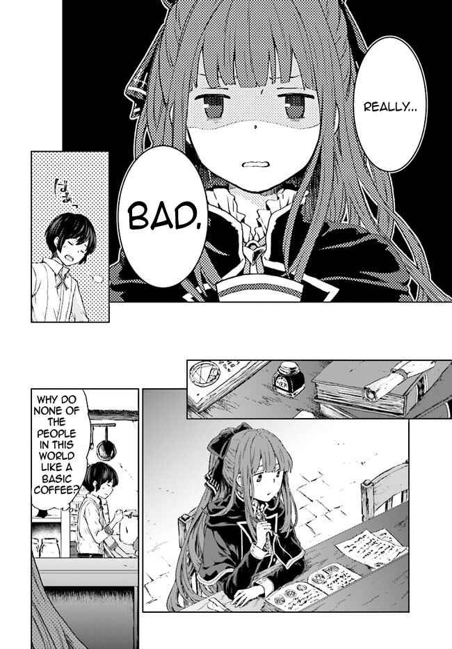 Page 12 Chapter 1 Have a Coffee After School, In Another World’s Café