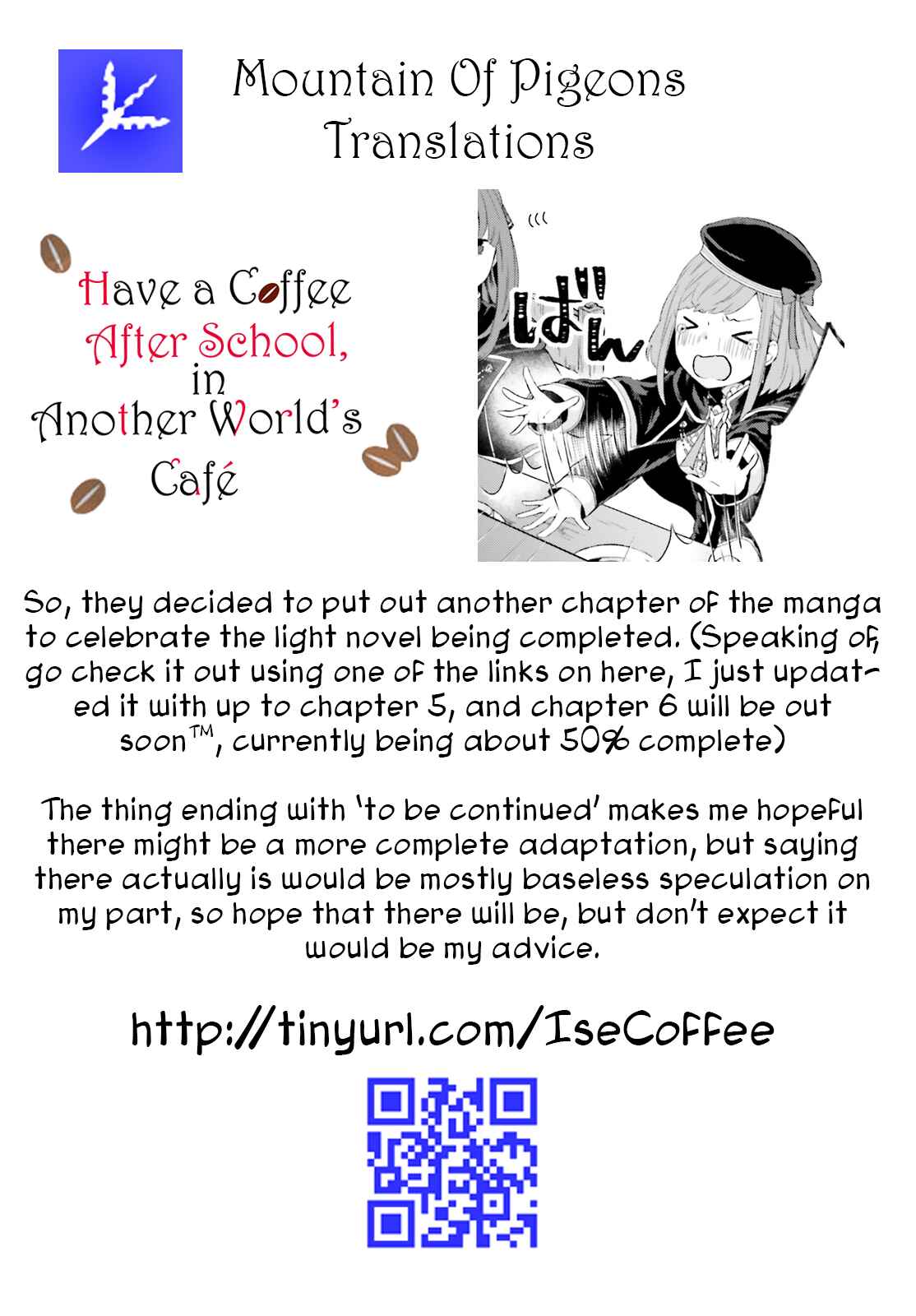Page 15 Chapter 5 Have a Coffee After School, In Another World’s Café