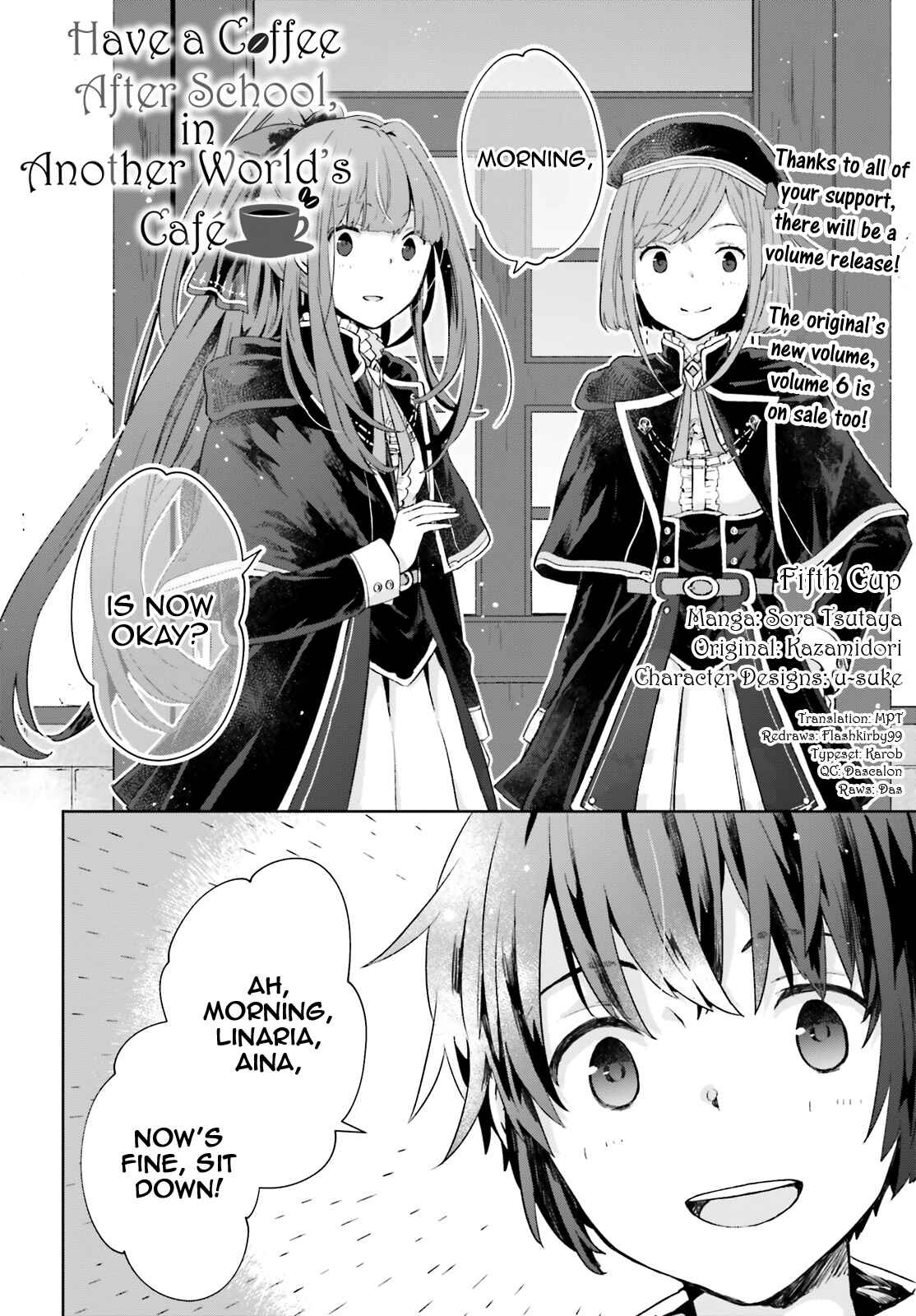 Page 2 Chapter 5 Have a Coffee After School, In Another World’s Café