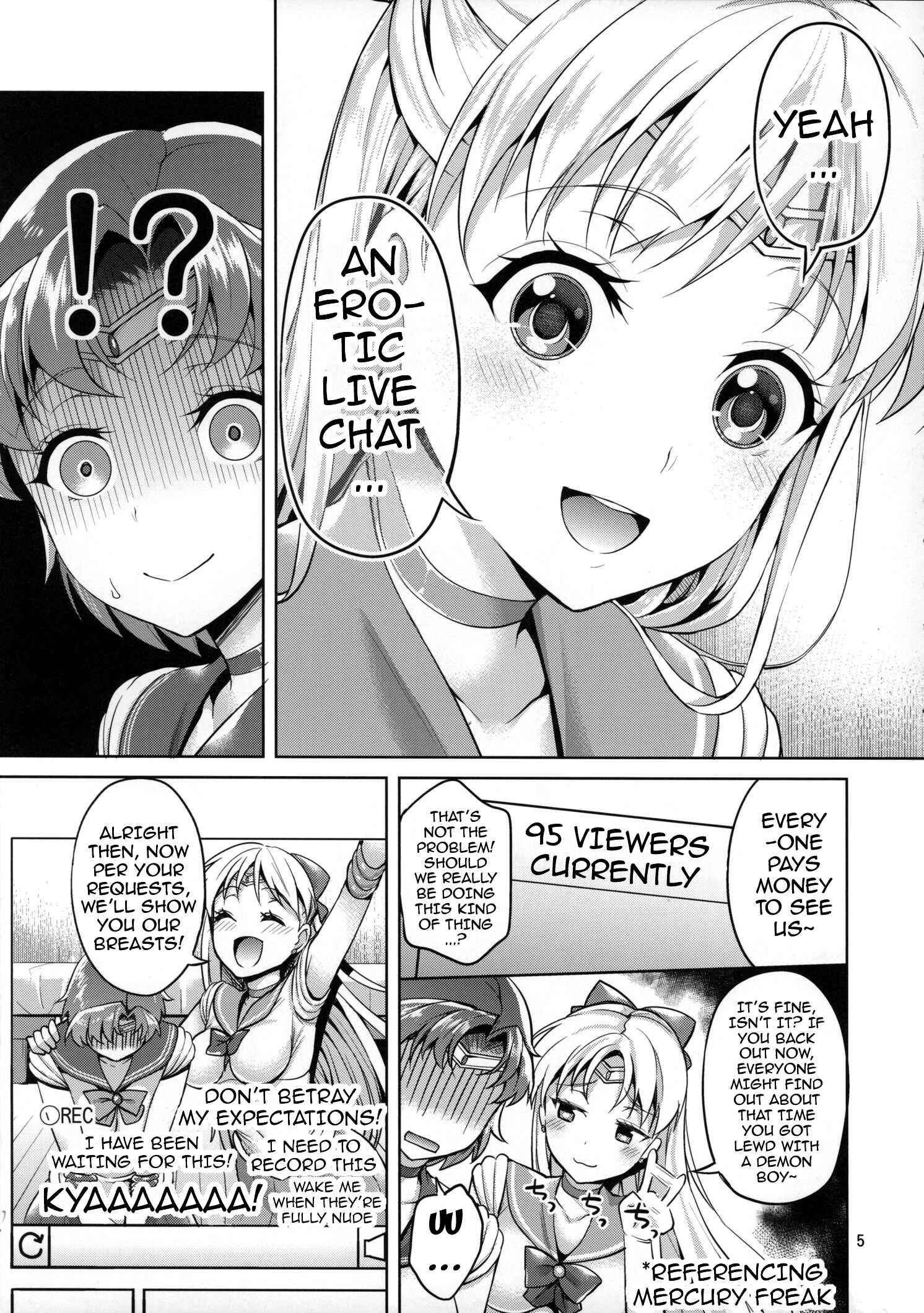 Page 4 Chapter Unknown_f16b Bishoujo Senshi Sailor Moon - VENUS&MERCURY FREAK (Doujinshi)