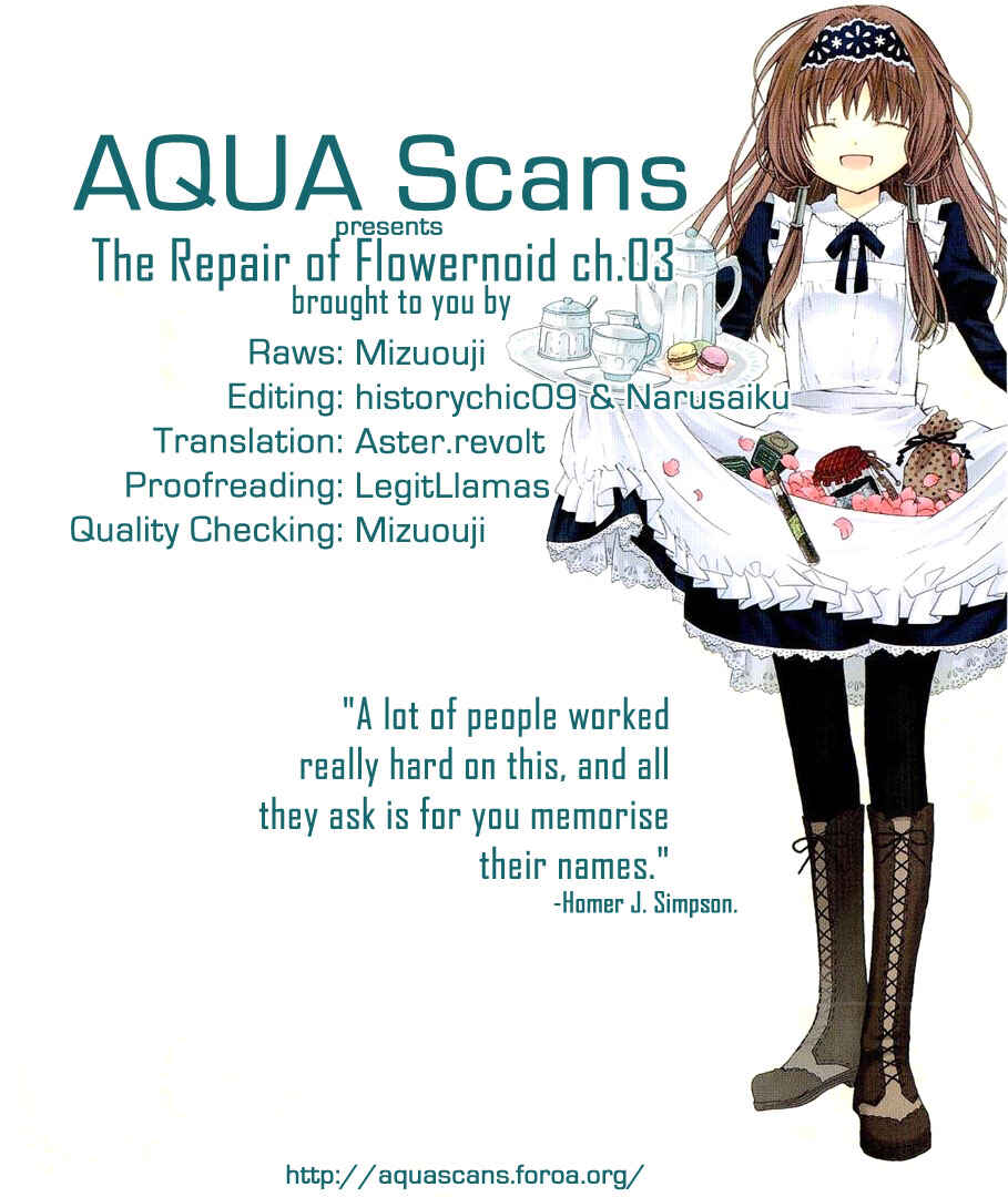 Page 1 Chapter 3 The Repair of Flowernoid