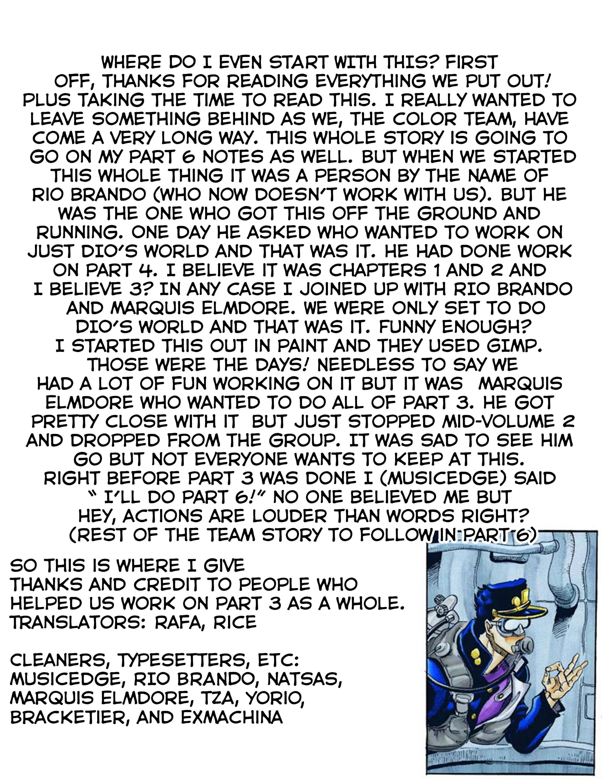 Page 1 Chapter 152 JoJos Bizarre Adventure, Part 3: Stardust Crusaders (Official Colored)