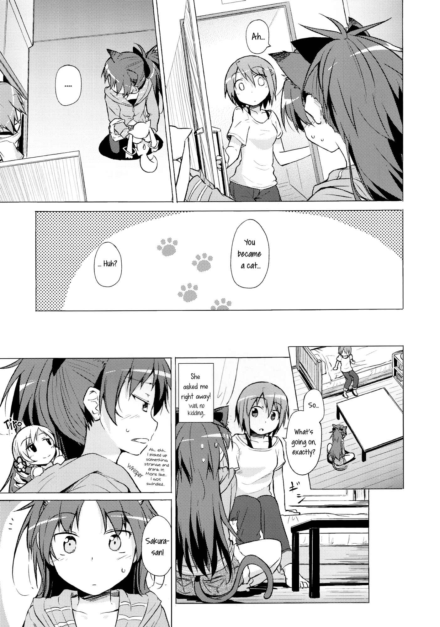 Page 10 Chapter Unknown_2d6c Mahou Shoujo Madoka★Magica - Tsure ga Neko ni Narimashite. (Doujinshi)