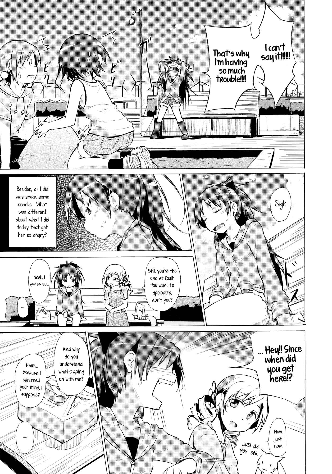 Page 4 Chapter Unknown_2d6c Mahou Shoujo Madoka★Magica - Tsure ga Neko ni Narimashite. (Doujinshi)
