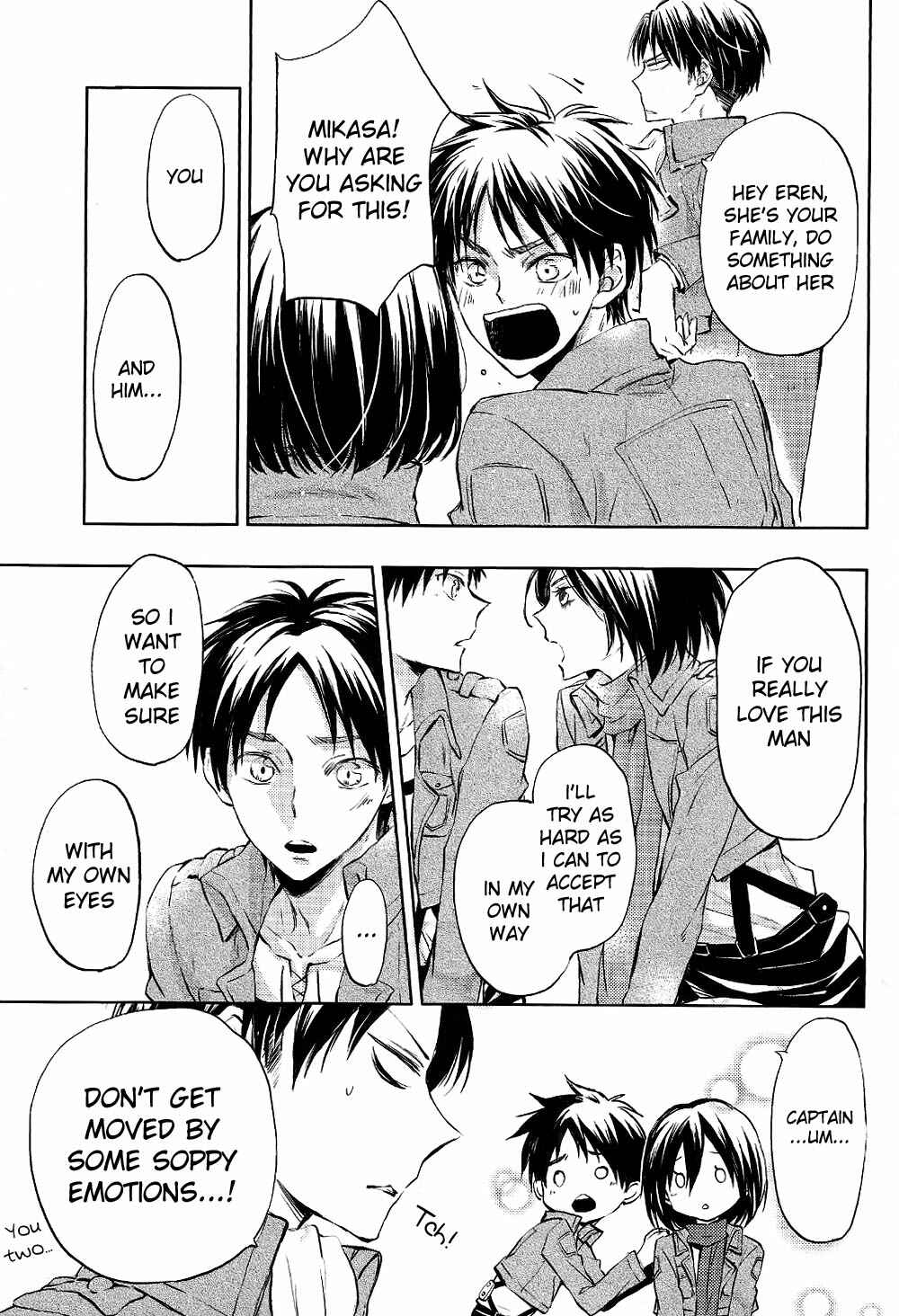 Page 13 Chapter Unknown_2466 Shingeki no Kyojin - Ryoute ni Saikyou (Doujinshi)