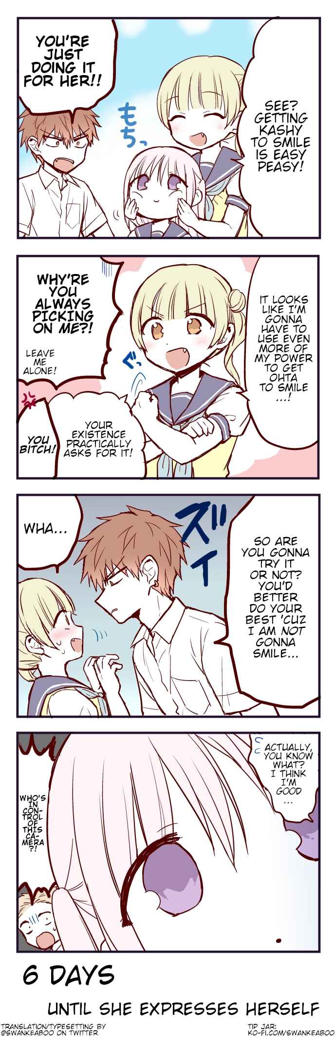 Page 1 Chapter 94 100-nichigo ni Kao ni Deru Kashiwada-san