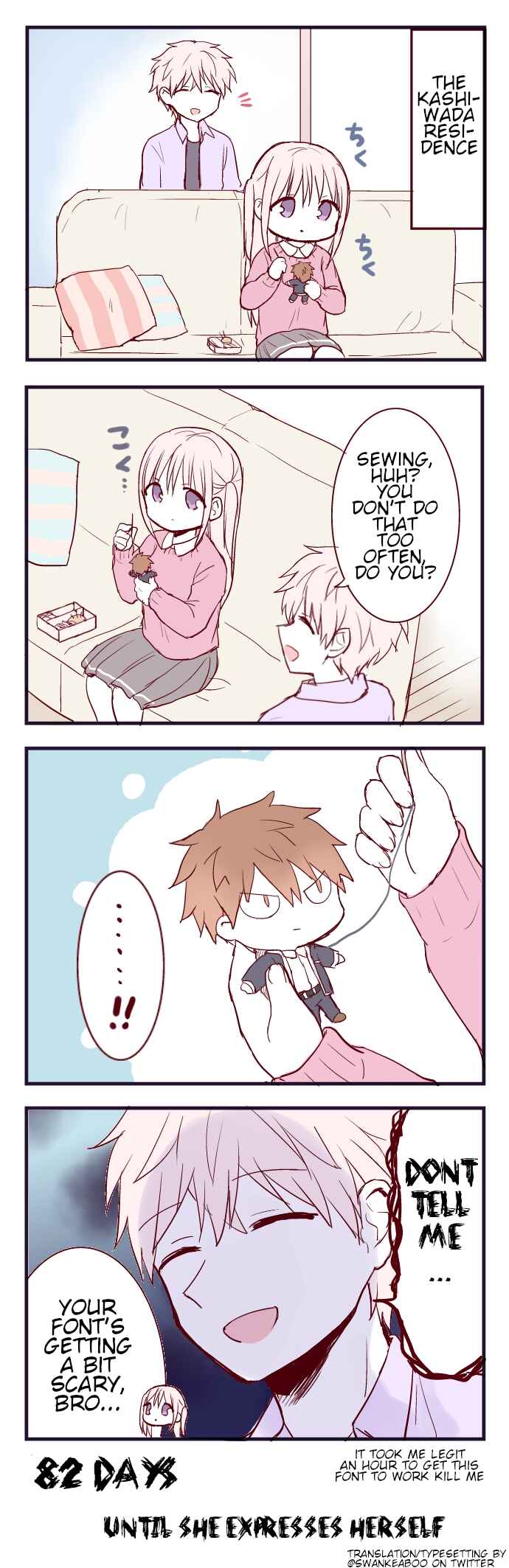 Page 1 Chapter 18 100-nichigo ni Kao ni Deru Kashiwada-san
