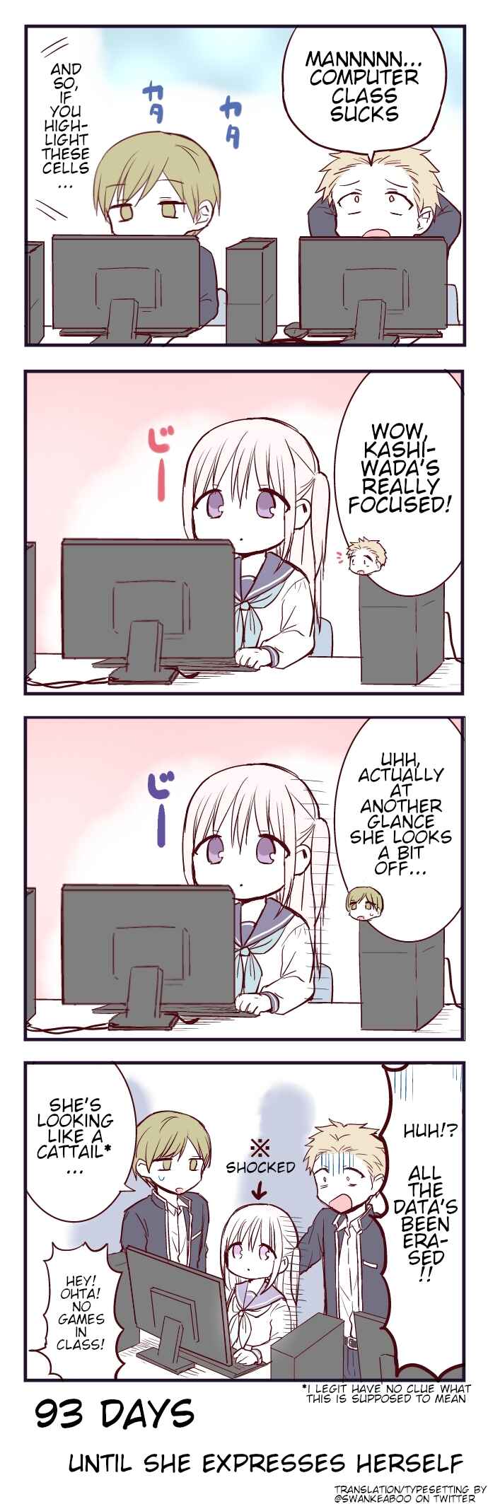Page 1 Chapter 7 100-nichigo ni Kao ni Deru Kashiwada-san