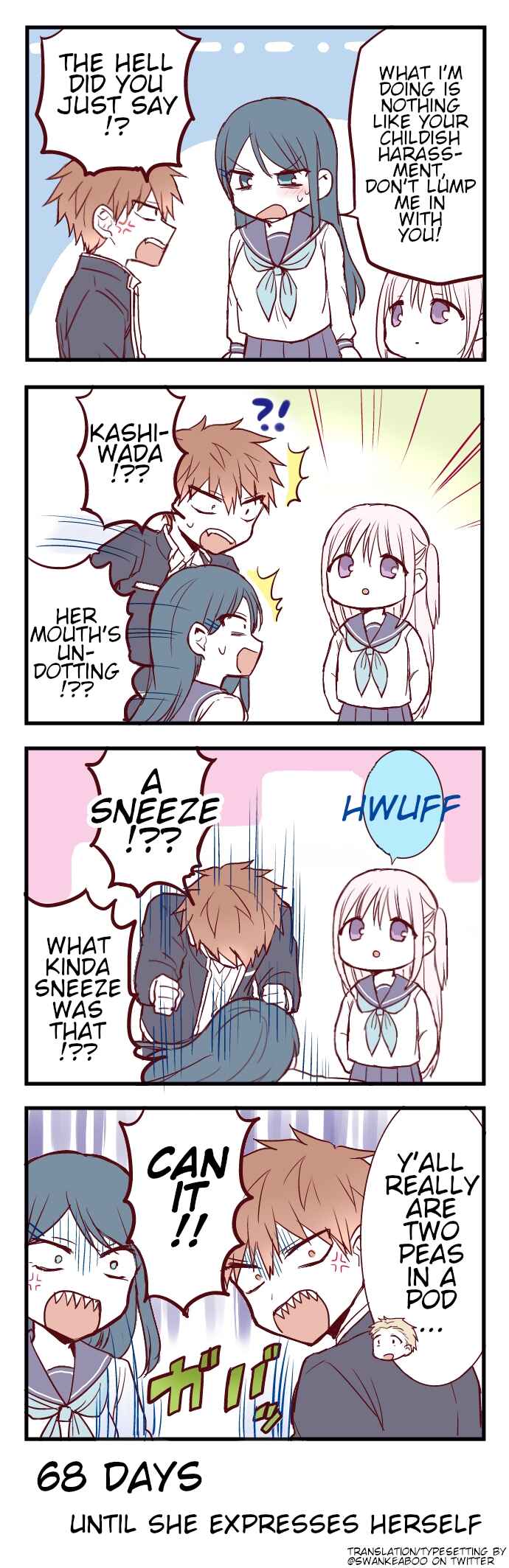 Page 1 Chapter 32 100-nichigo ni Kao ni Deru Kashiwada-san