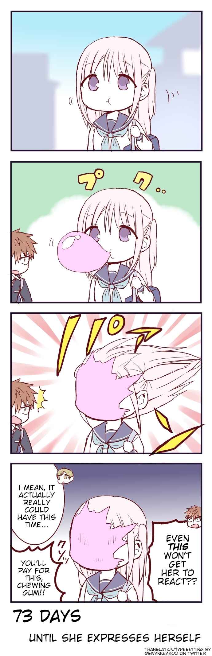 Page 1 Chapter 27 100-nichigo ni Kao ni Deru Kashiwada-san
