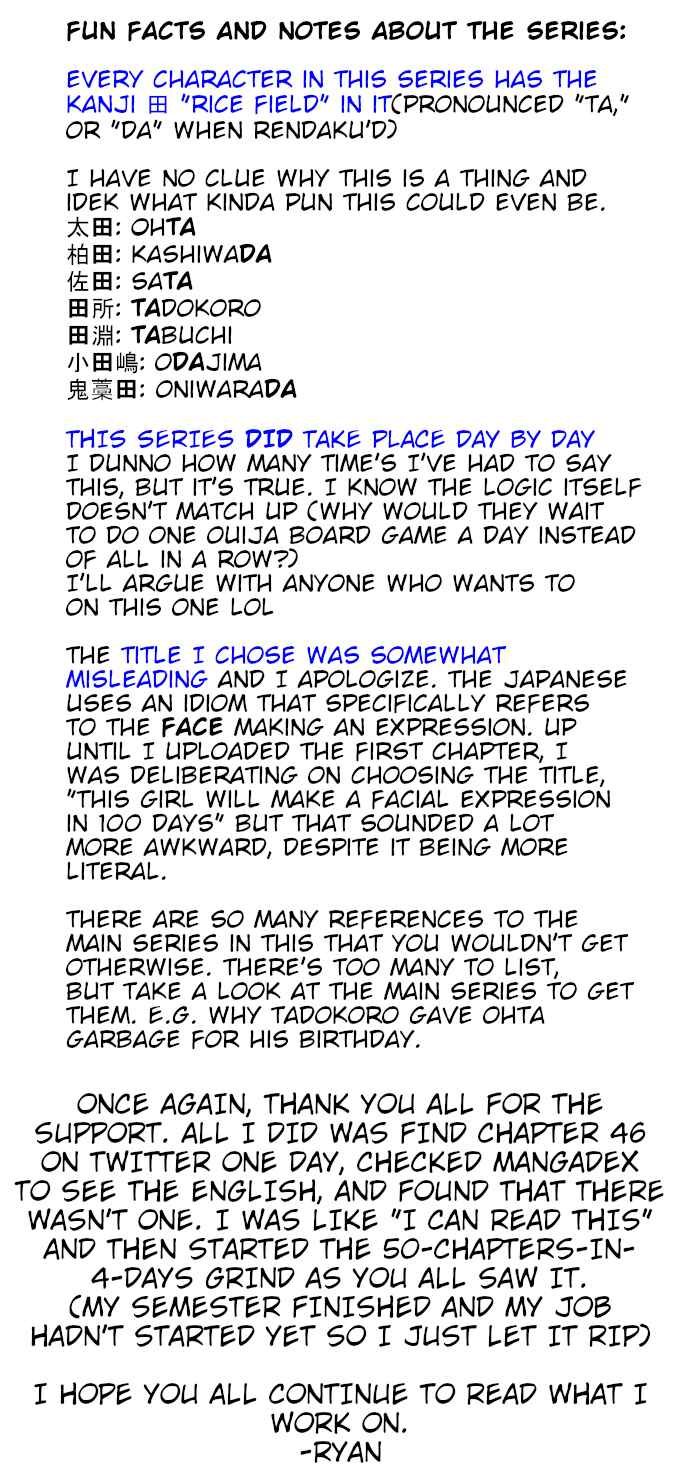 Page 7 Chapter 100 100-nichigo ni Kao ni Deru Kashiwada-san