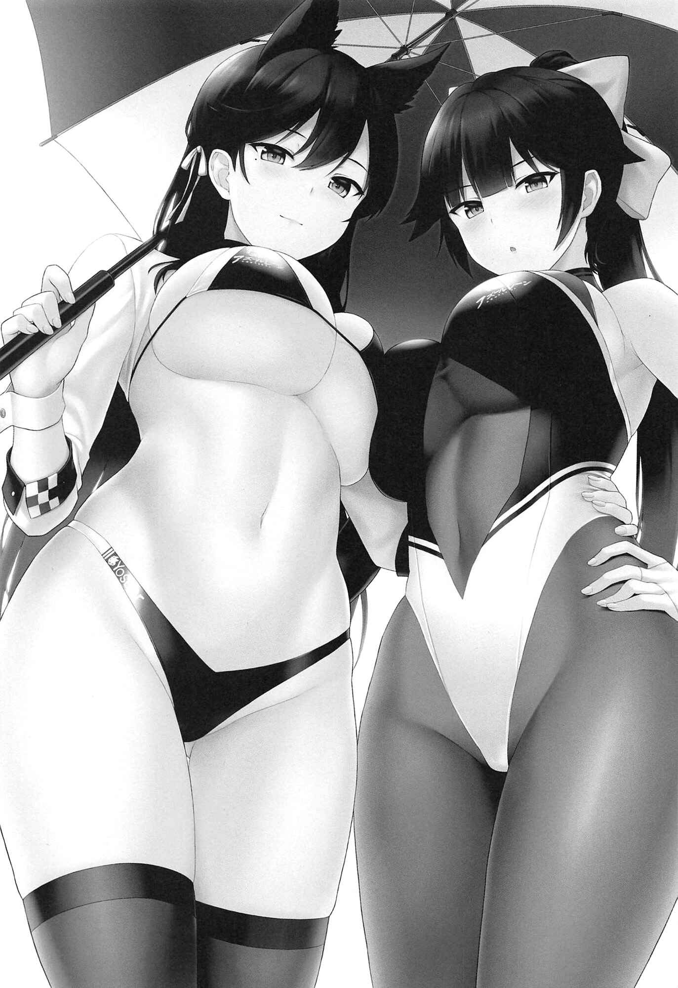 Page 2 Chapter Unknown_ae7d Azur Lane - Takao to Atago no Choppiri H na RQ Satsueikai (Doujinshi)