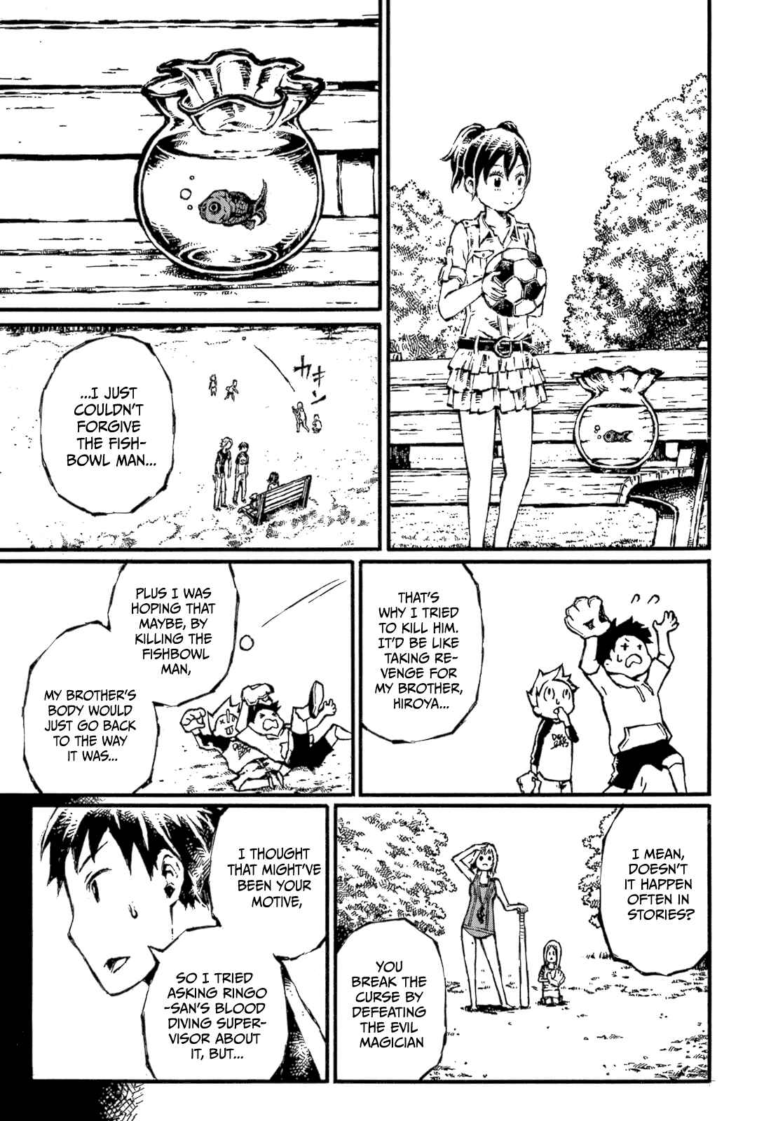 Page 17 Chapter 6 Blood Diver Ringo and the Fishbowl Man