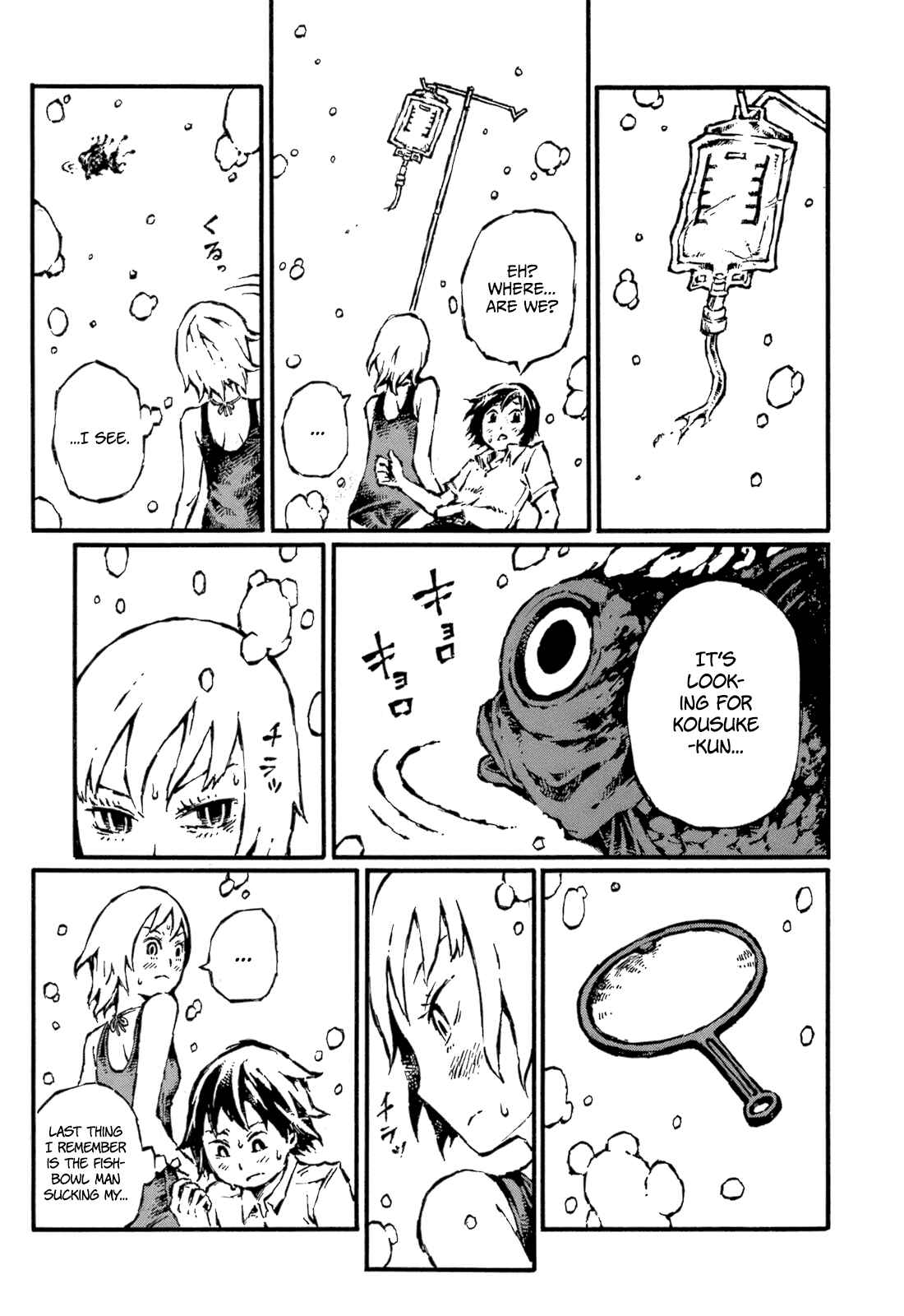 Page 11 Chapter 3 Blood Diver Ringo and the Fishbowl Man