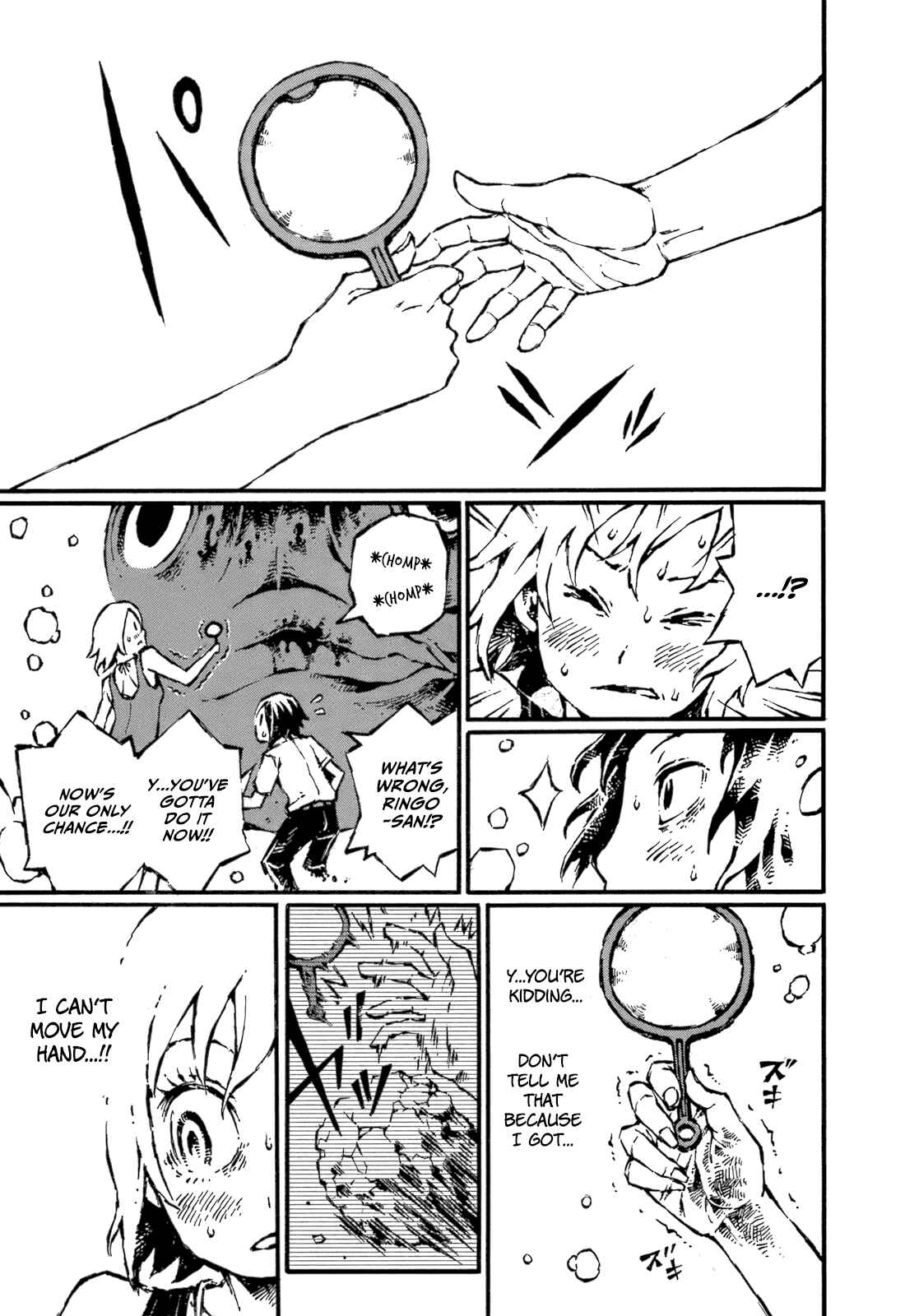 Page 19 Chapter 3 Blood Diver Ringo and the Fishbowl Man