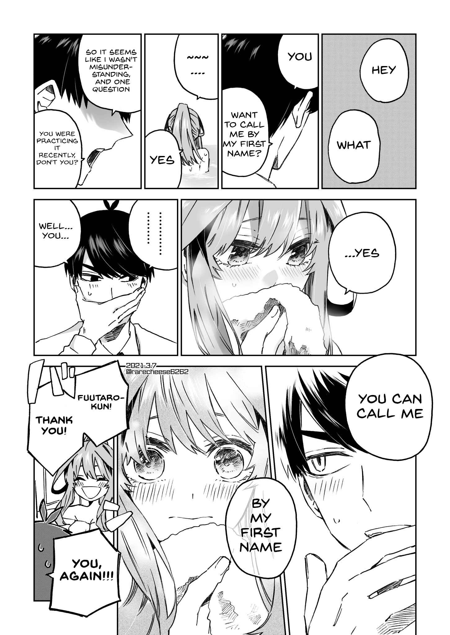 Page 2 Chapter 61 5Toubun no Hanayome - Edamames 5Toubun no Hanayome Collection (Doujinshi)
