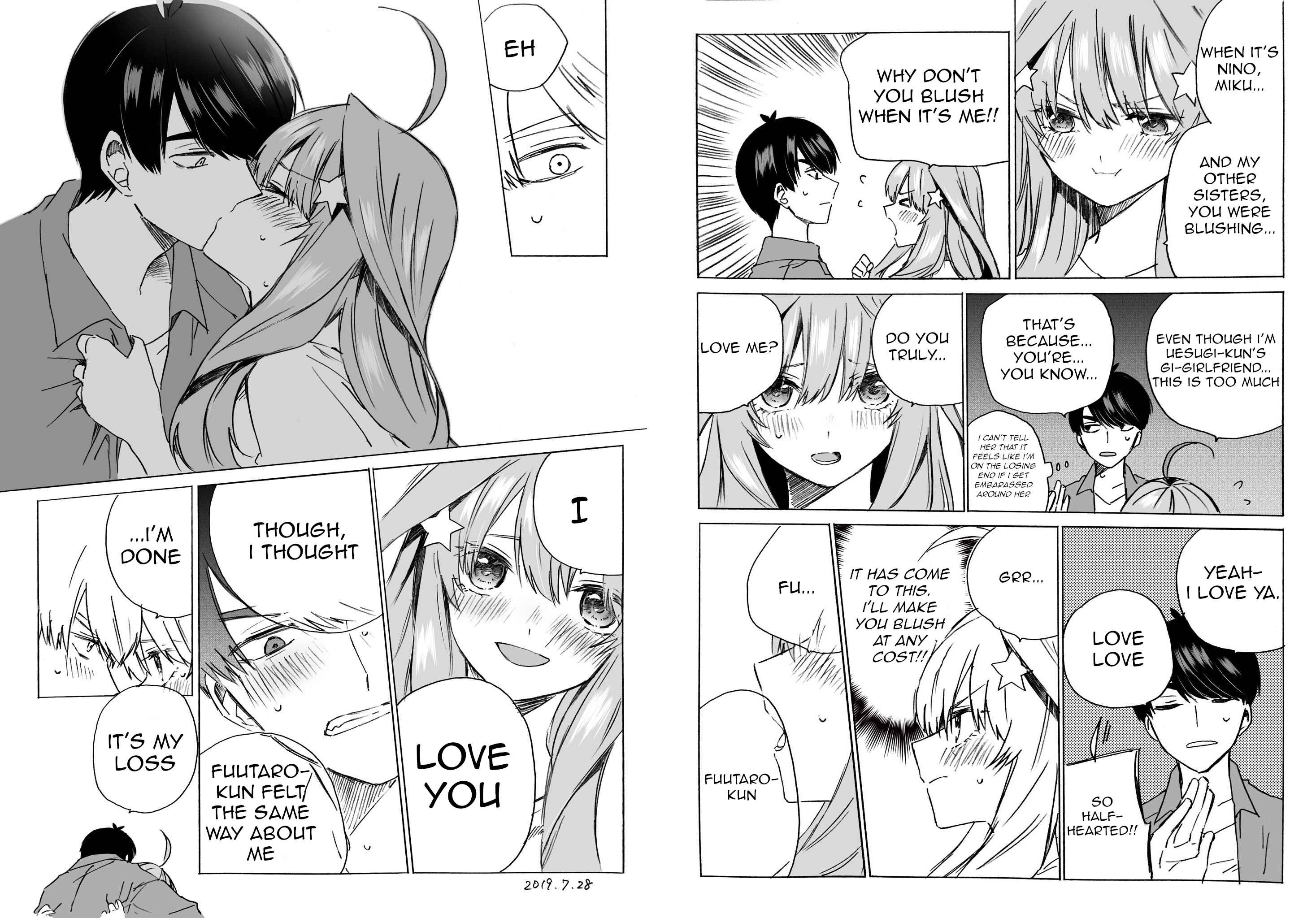 Page 1 Chapter 13 5Toubun no Hanayome - Edamames 5Toubun no Hanayome Collection (Doujinshi)