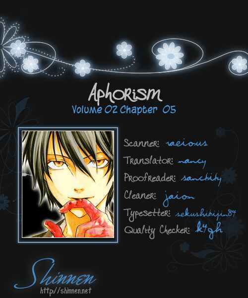 Page 1 Chapter 5 Aphorism