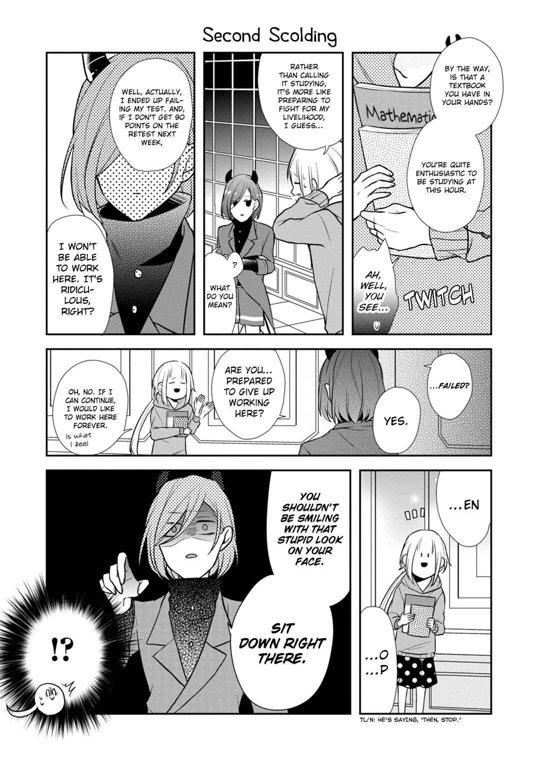 Page 11 Chapter 5 Dirt-Poor High-School Girl and the Gentlemanly Monster