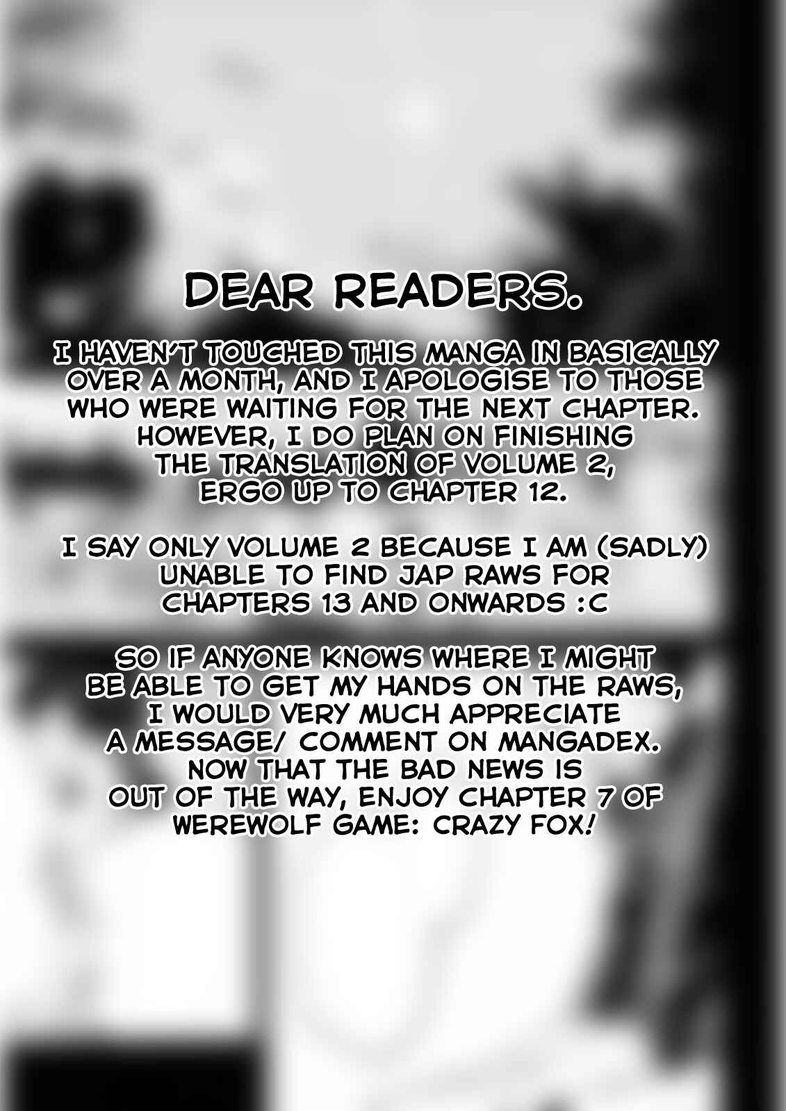 Page 1 Chapter 7 Jinrou Game: Crazy Fox