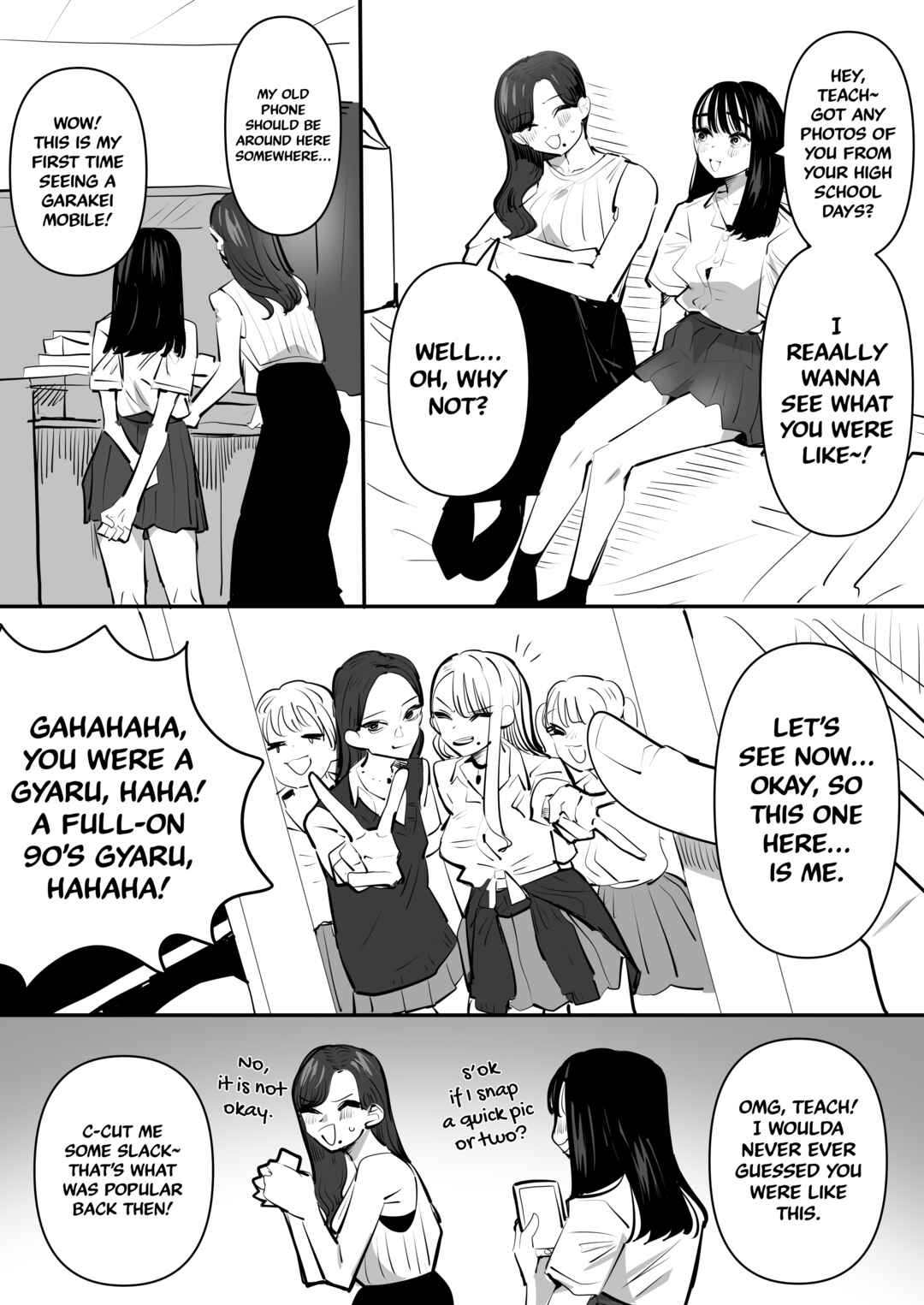 Page 1 Chapter Unknown_c962 My Teacher Was One Hell of a Gyaru in Her High School Days