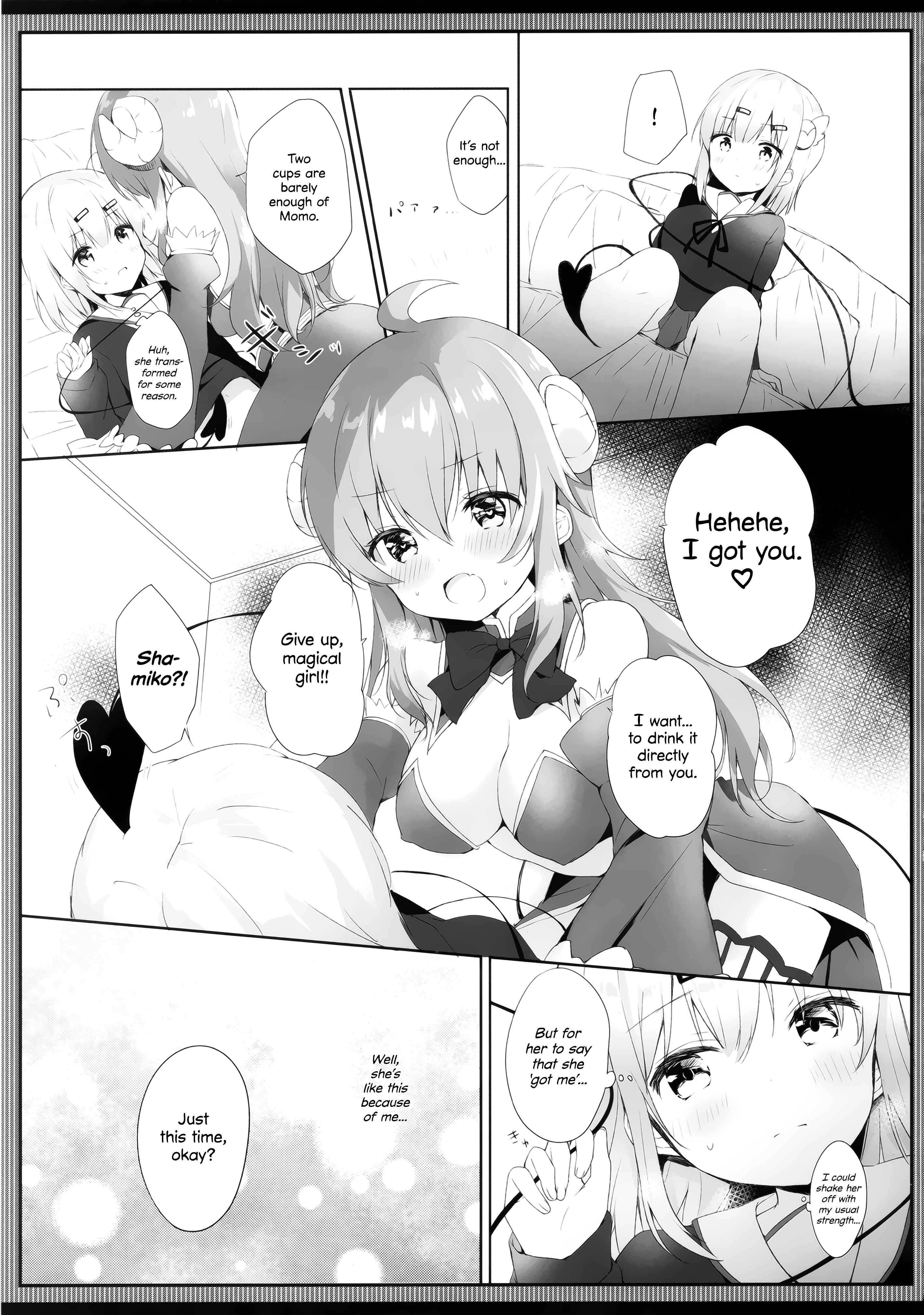 Page 8 Chapter Unknown_779c Machikado Mazoku - Shamiko wa Yokoshima Mazoku dattan da ne (Doujinshi)
