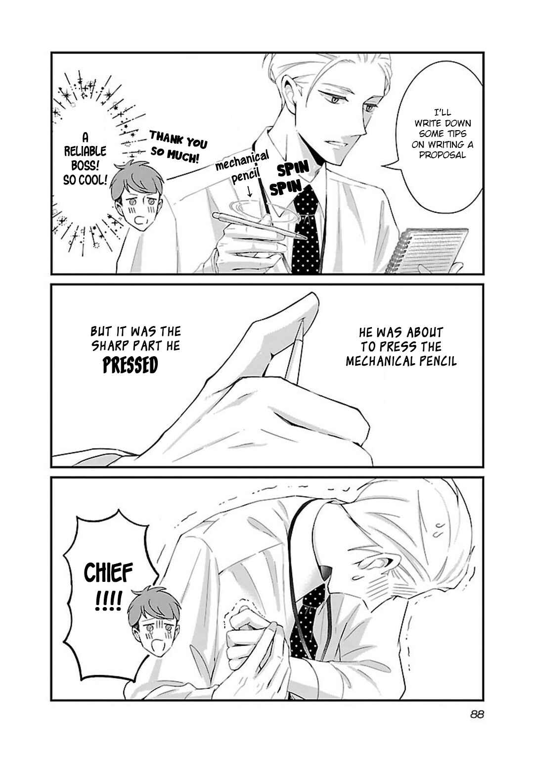 Page 10 Chapter 9.1 Atarashii Joushi wa Dotennen