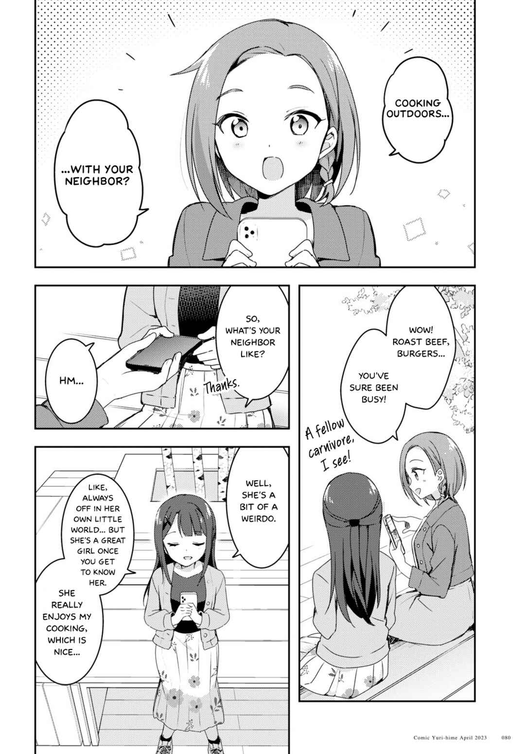 Page 6 Chapter 3 Osoto Gohan wo Goisshoni