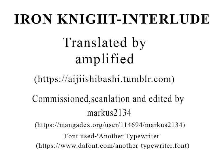 Page 8 Chapter 11.5 Iron Knight