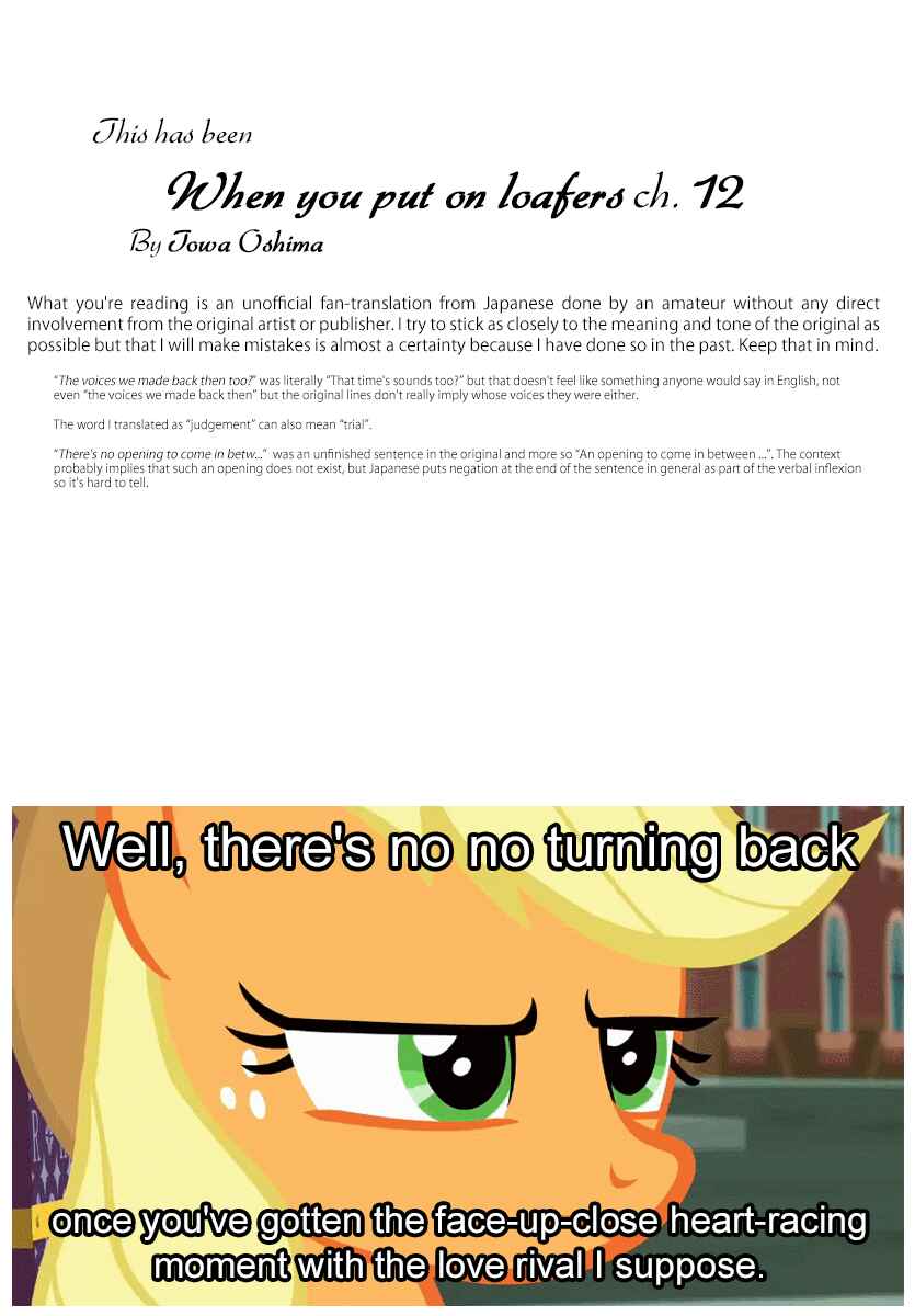 Page 31 Chapter 12 When You put on Loafers