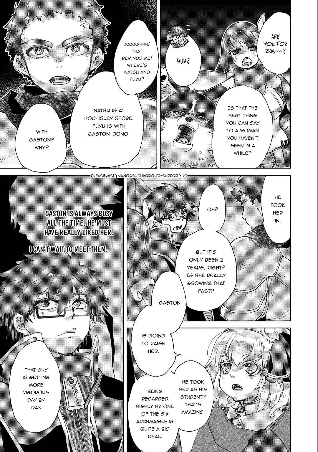 Page 6 Chapter 50 Yuukyuu no Gusha Asley no, Kenja no Susume - to, Pochi no Daibouken