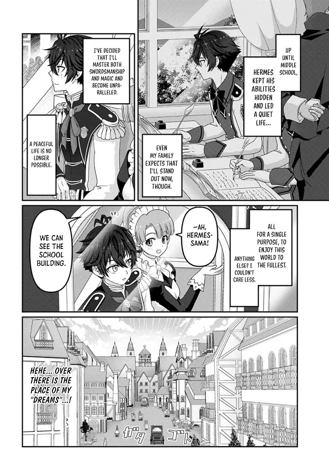 Page 3 Chapter 4 Mob Dakedo Saikyou wo Mezashimasu! ~Game Sekai ni Tensei shita Ore wa Jiyuu ni Tsuyosa wo Oimotomeru~