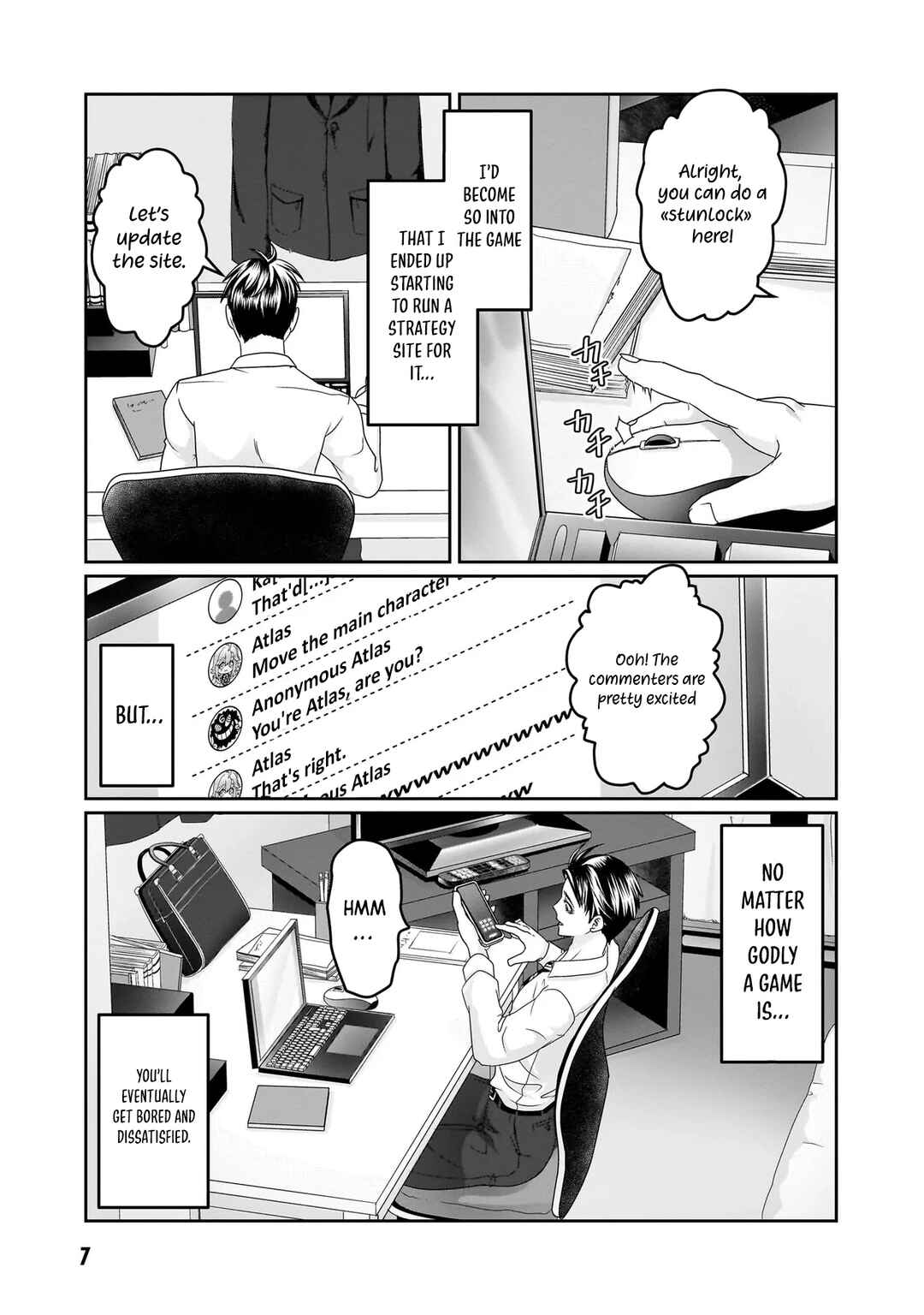 Page 7 Chapter 1 Mob Dakedo Saikyou wo Mezashimasu! ~Game Sekai ni Tensei shita Ore wa Jiyuu ni Tsuyosa wo Oimotomeru~