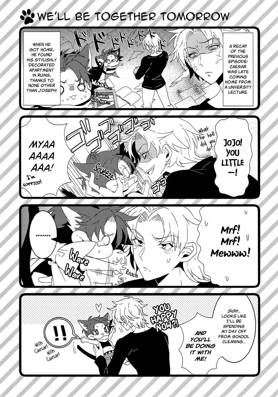 Page 11 Chapter Unknown_8eb8 Jojos Bizarre Adventure - Star Cats! Fast Contact (Doujinshi)