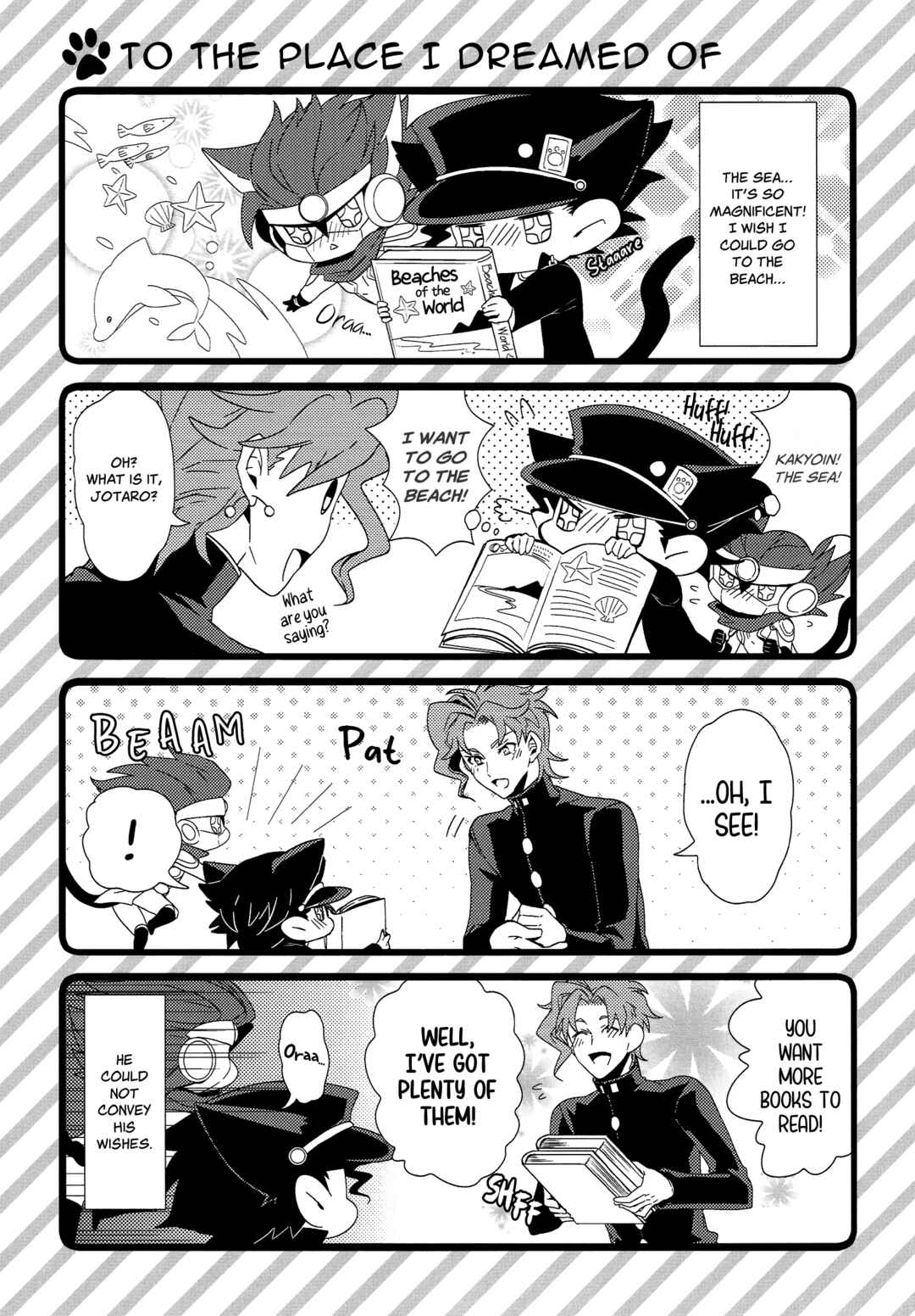 Page 13 Chapter Unknown_8eb8 Jojos Bizarre Adventure - Star Cats! Fast Contact (Doujinshi)