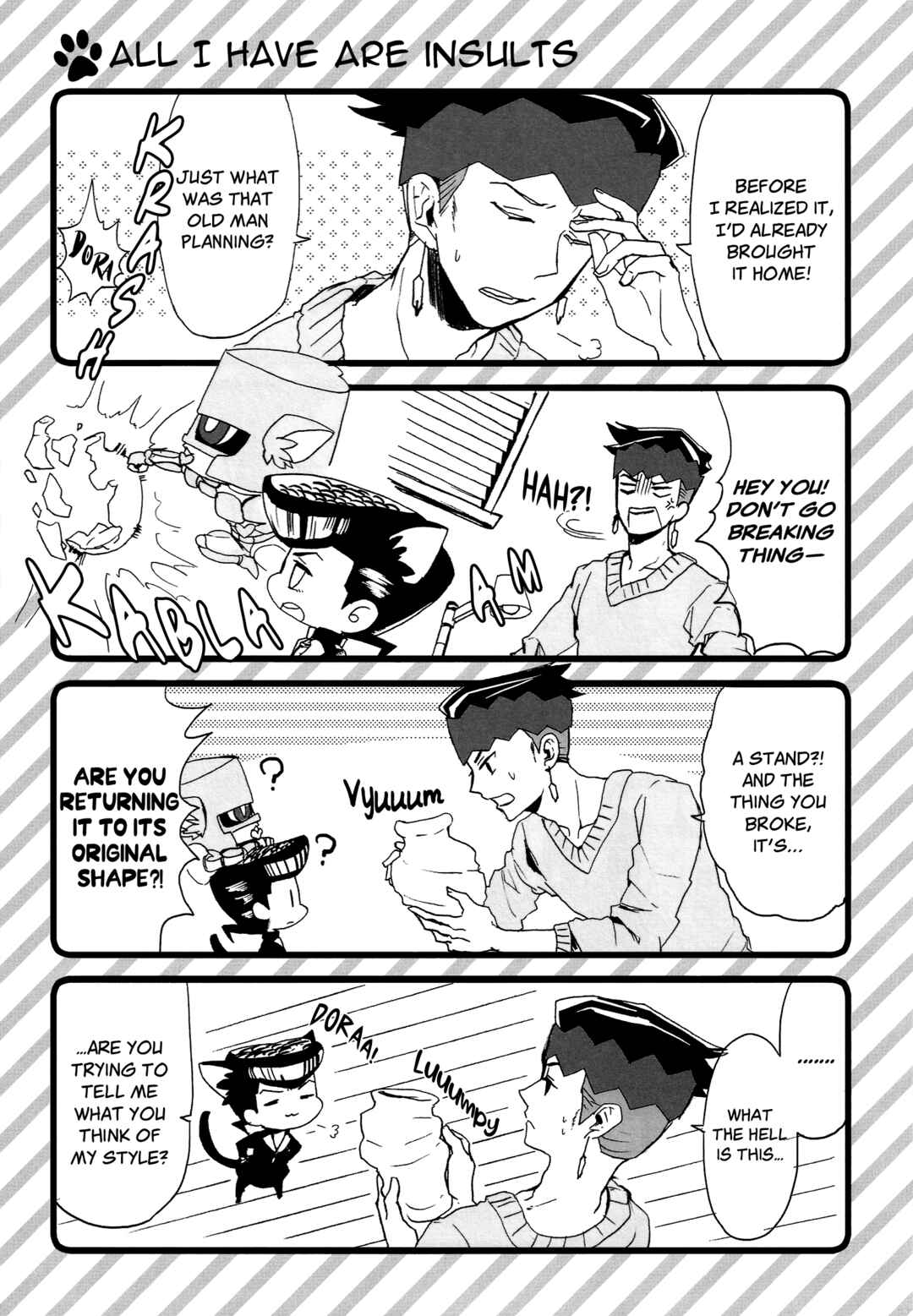 Page 19 Chapter Unknown_8eb8 Jojos Bizarre Adventure - Star Cats! Fast Contact (Doujinshi)
