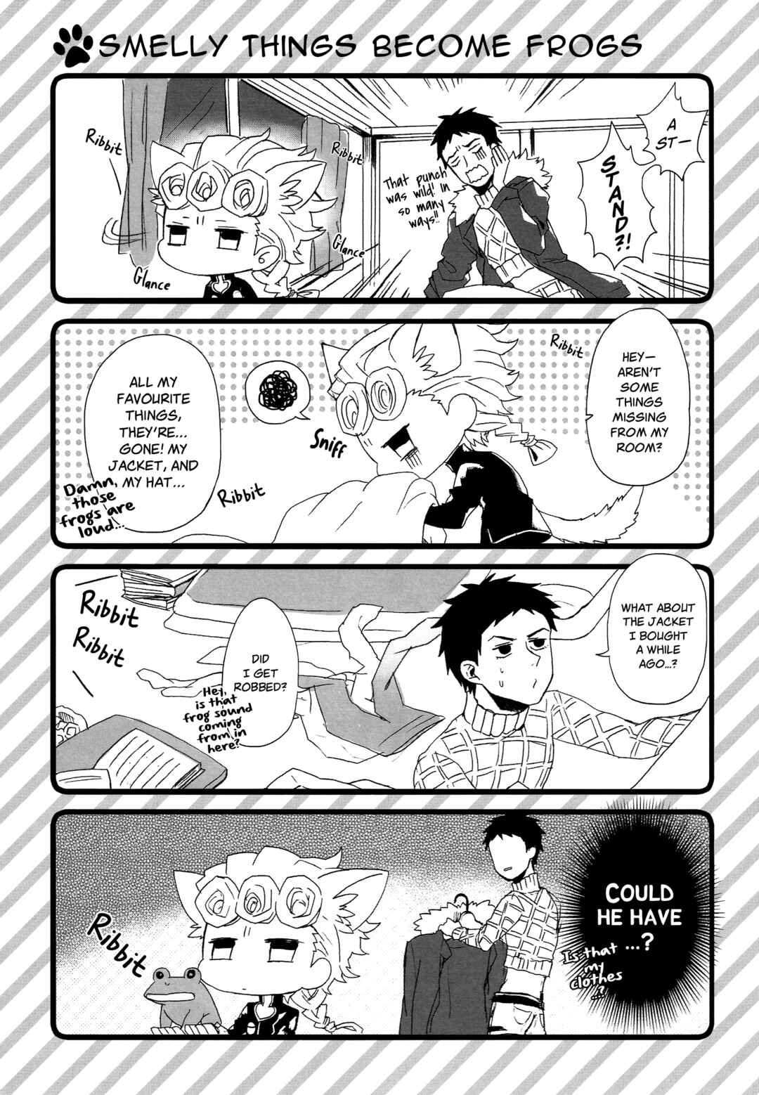 Page 22 Chapter Unknown_8eb8 Jojos Bizarre Adventure - Star Cats! Fast Contact (Doujinshi)
