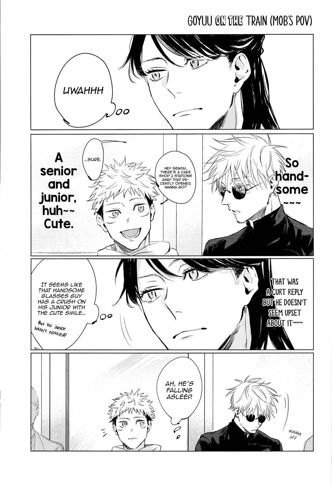 Page 12 Chapter Unknown_320d Jujutsu Kaisen - STAY WHO YOU ARE (Doujinshi)