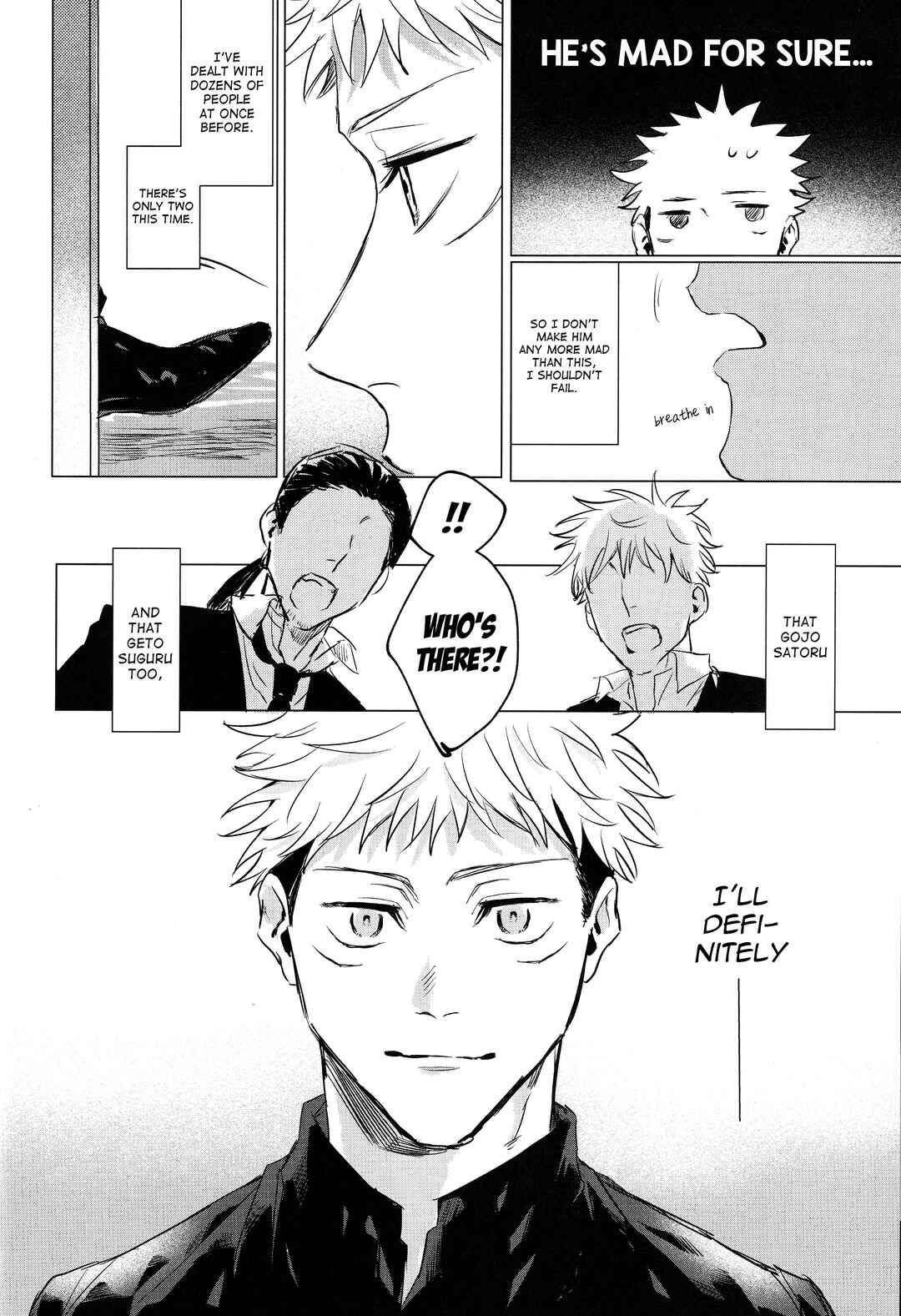 Page 19 Chapter Unknown_320d Jujutsu Kaisen - STAY WHO YOU ARE (Doujinshi)