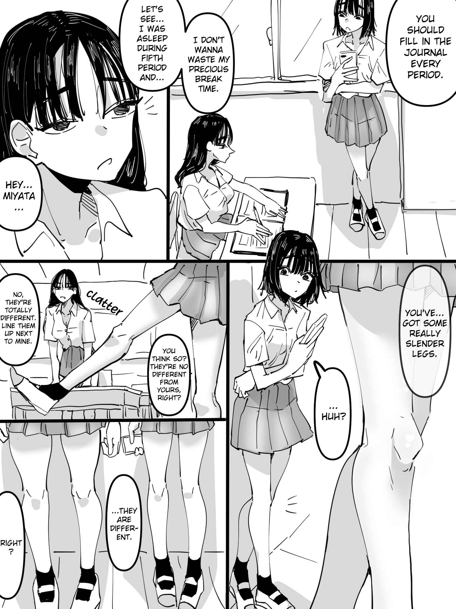 Page 1 Chapter Unknown_6aa7 Two Girls Who Are Roughly the Same Height but Whose Proportions Are Completely Different