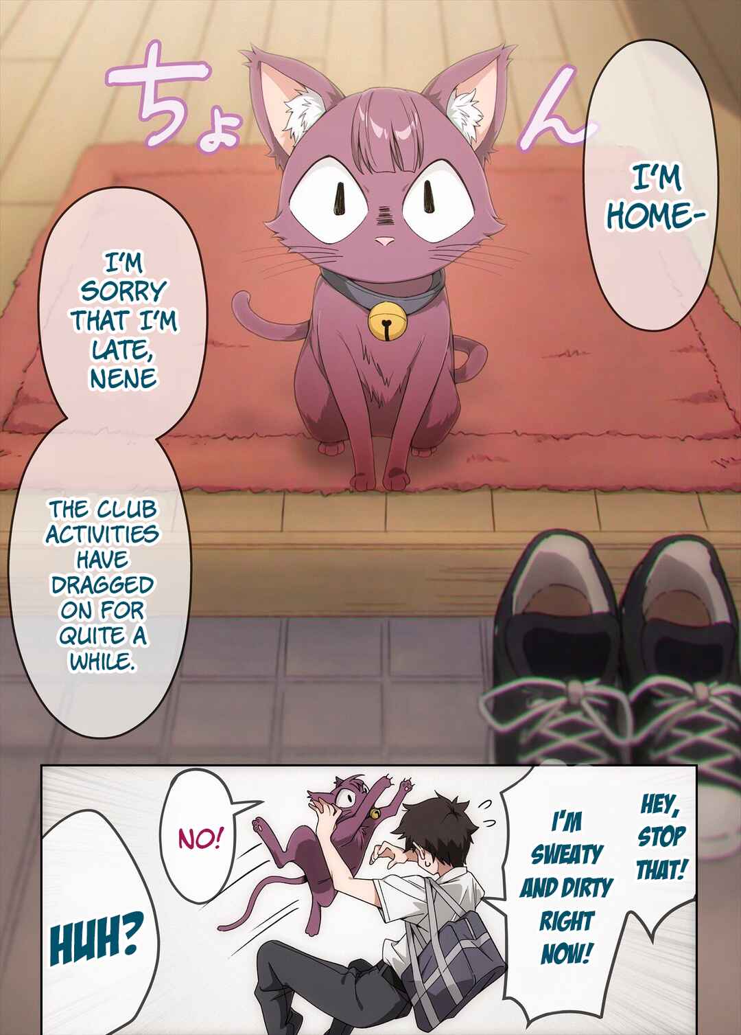Page 1 Chapter 1 Ai ga Omosugiru Uchi no Yandere Kai Neko (Official Colored)