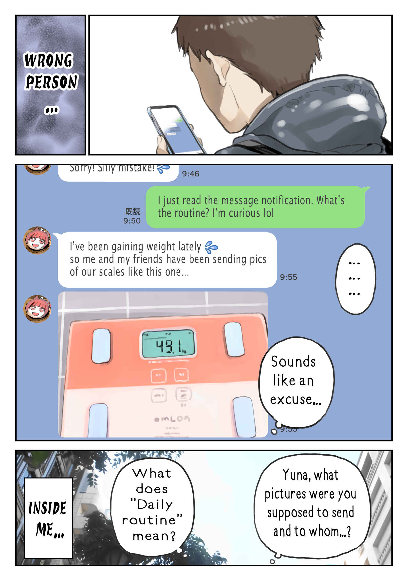 Page 32 Chapter 2 I Only Intended to Peek Through my Girlfriends Phone