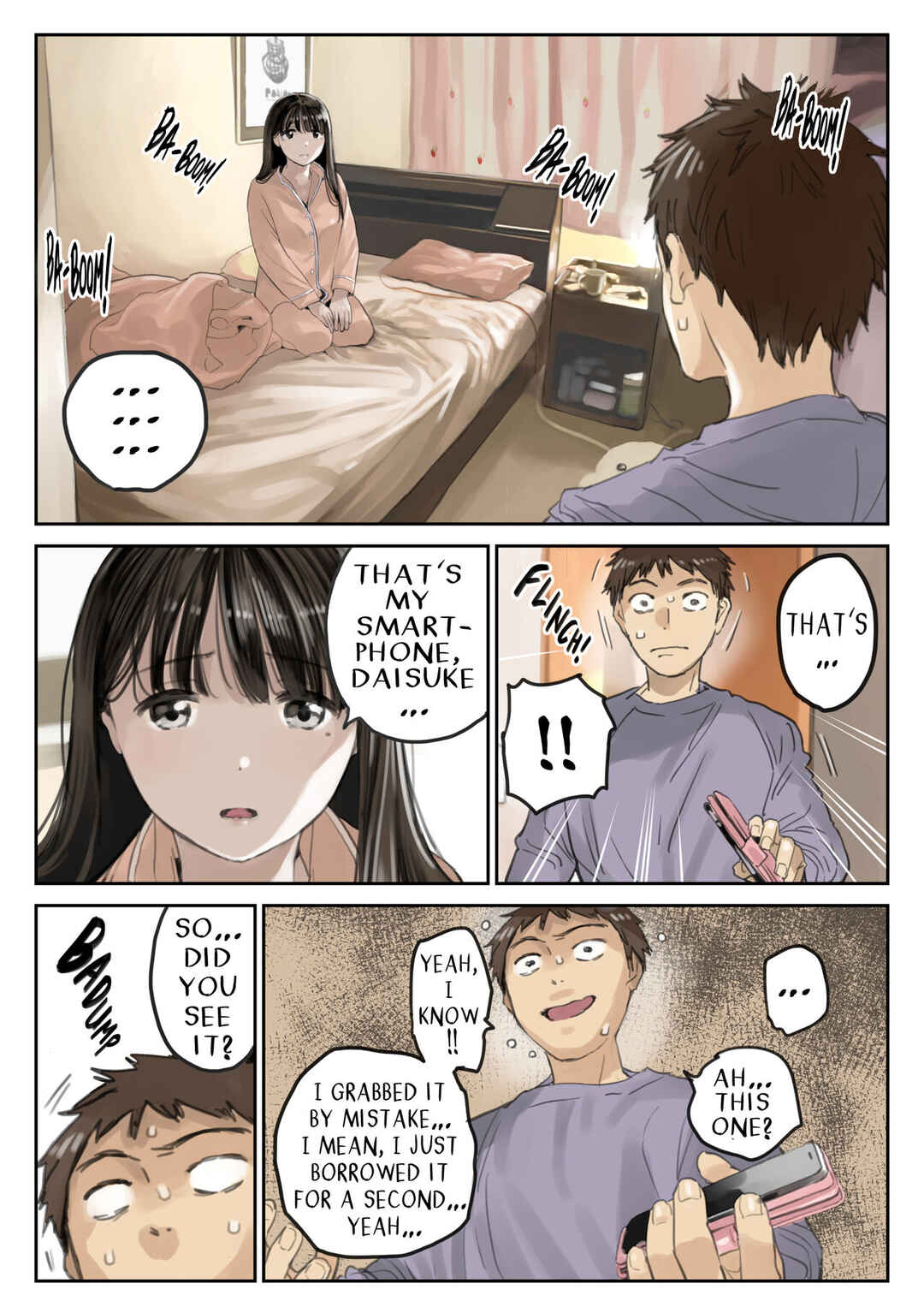 Page 4 Chapter 3 I Only Intended to Peek Through my Girlfriends Phone