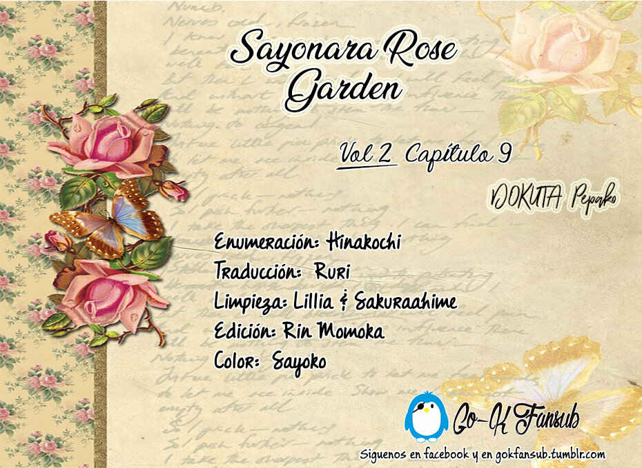 Page 1 Chapter 9 Goodbye, My Rose Garden